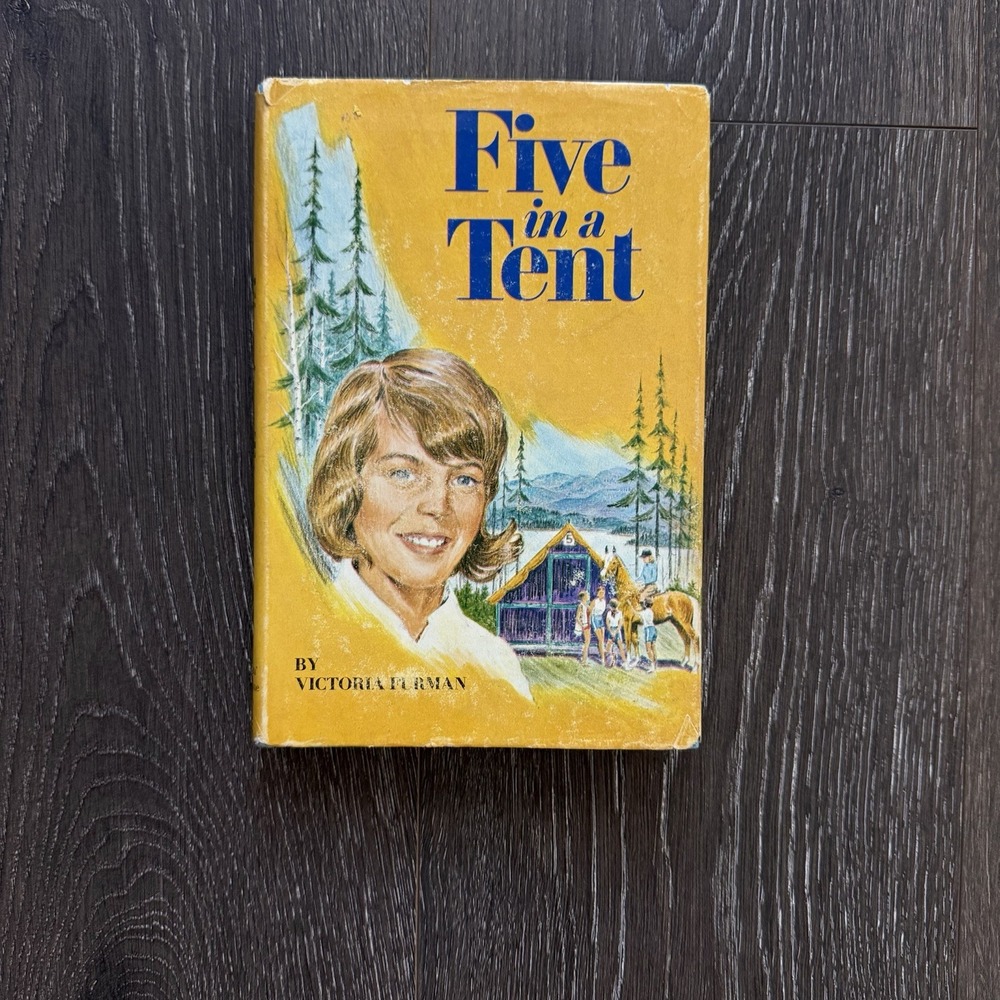 Five In A Tent By Victoria Furman Hardcover 1966 Dust Jacket